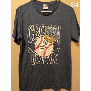charlie hustle Kansas City Crown Town Baseball Shirt Medium